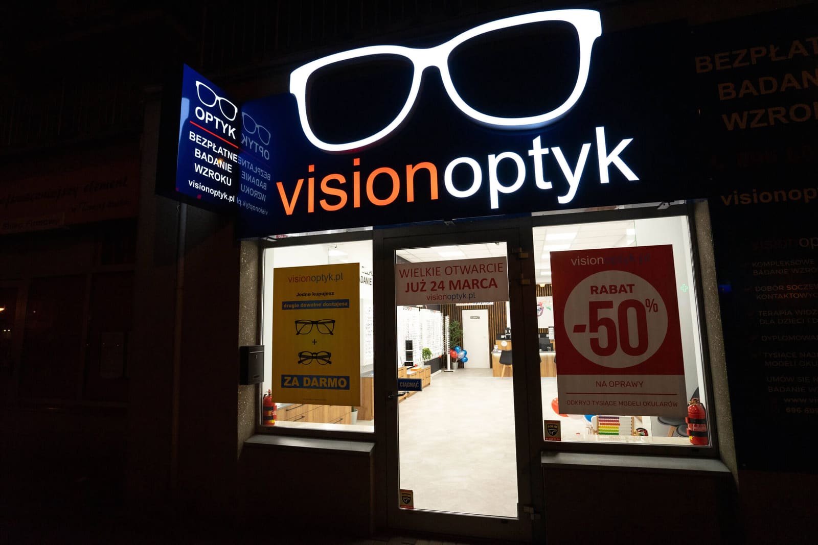 Salon optyczny VisionOptyk w Swarzędzu - tysiące modeli oprawek